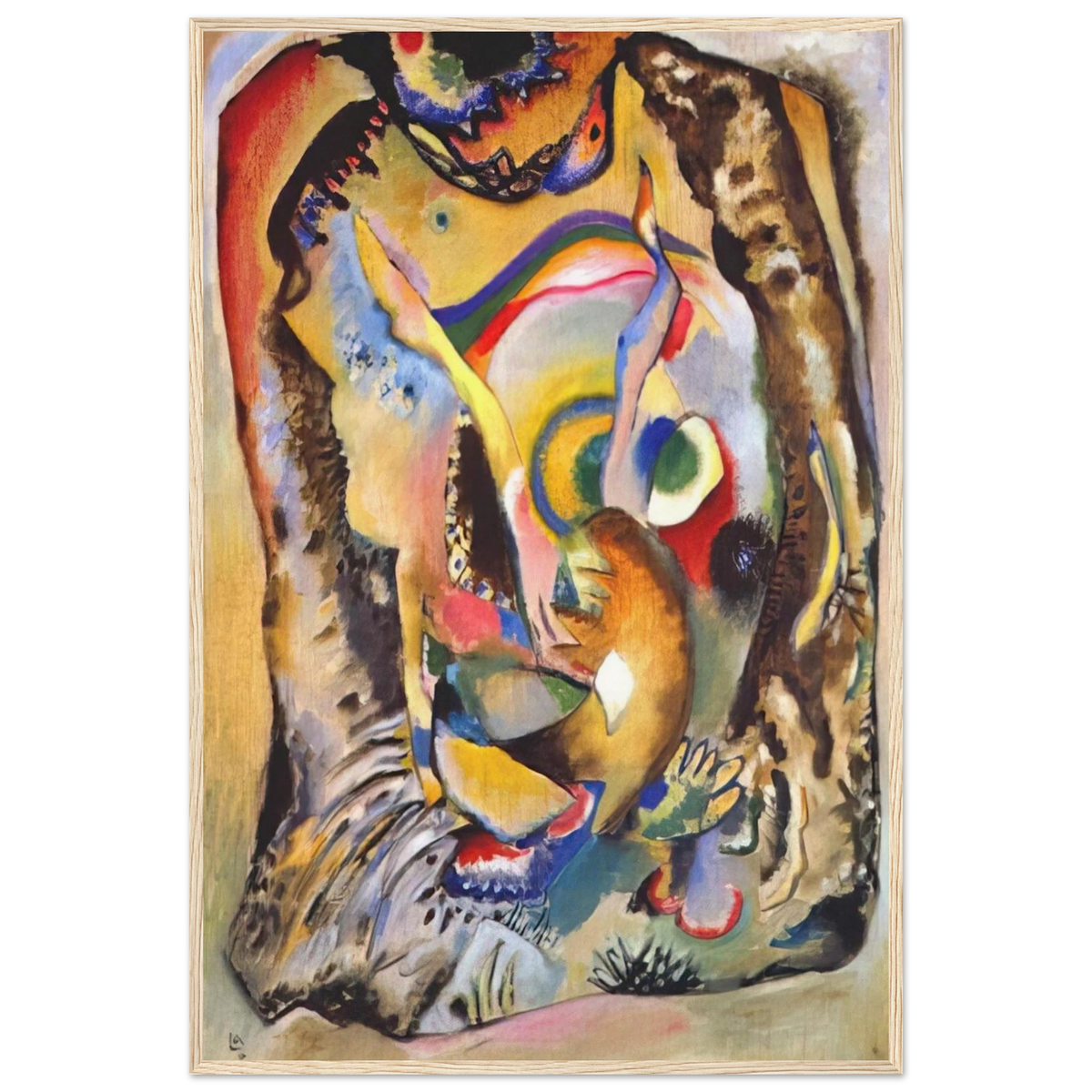 PAINTING ON LIGHT GROUND 1916 Framed Poster | Wassily Kandinsky Framed Prints Wall Art | Wassily Kandinsky Shop