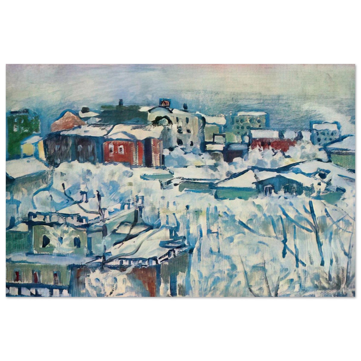 MOSCOW SMOLENSKY BOULEVARD STUDY 1916 Poster | Wassily Kandinsky Poster | Wassily Kandinsky Shop
