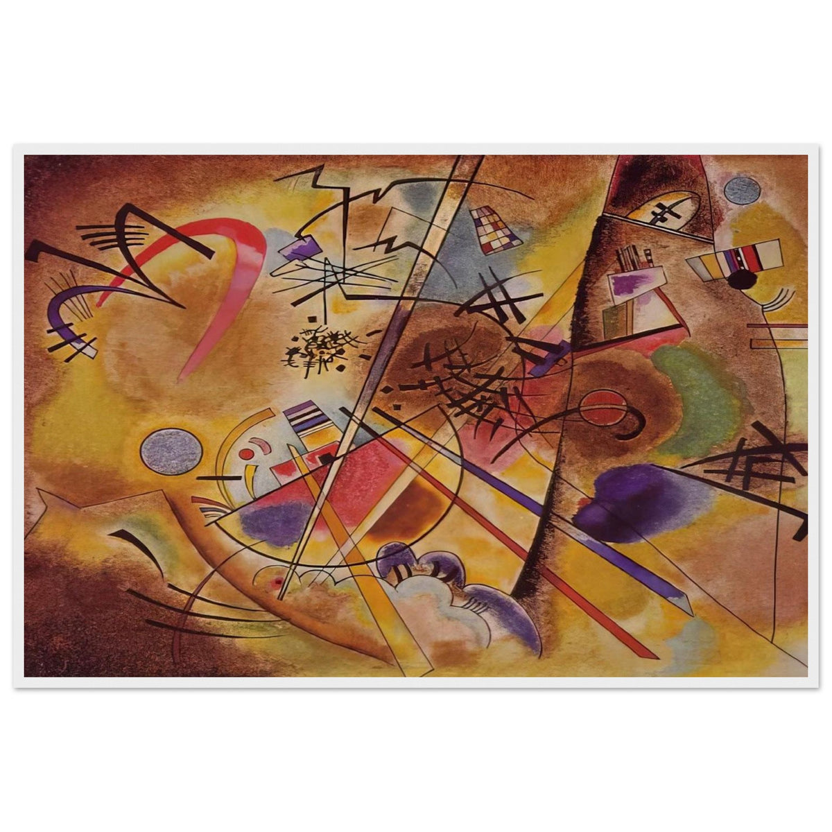 SMALL DREAM IN RED 1925 Framed Poster | Wassily Kandinsky Framed Prints Wall Art | Wassily Kandinsky Shop