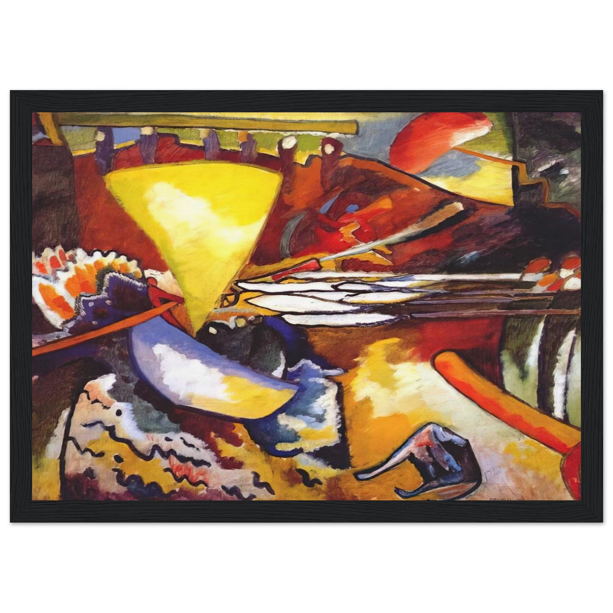 IMPROVISATION 11 1910 Framed Poster | Wassily Kandinsky Framed Prints Wall Art | Wassily Kandinsky Shop