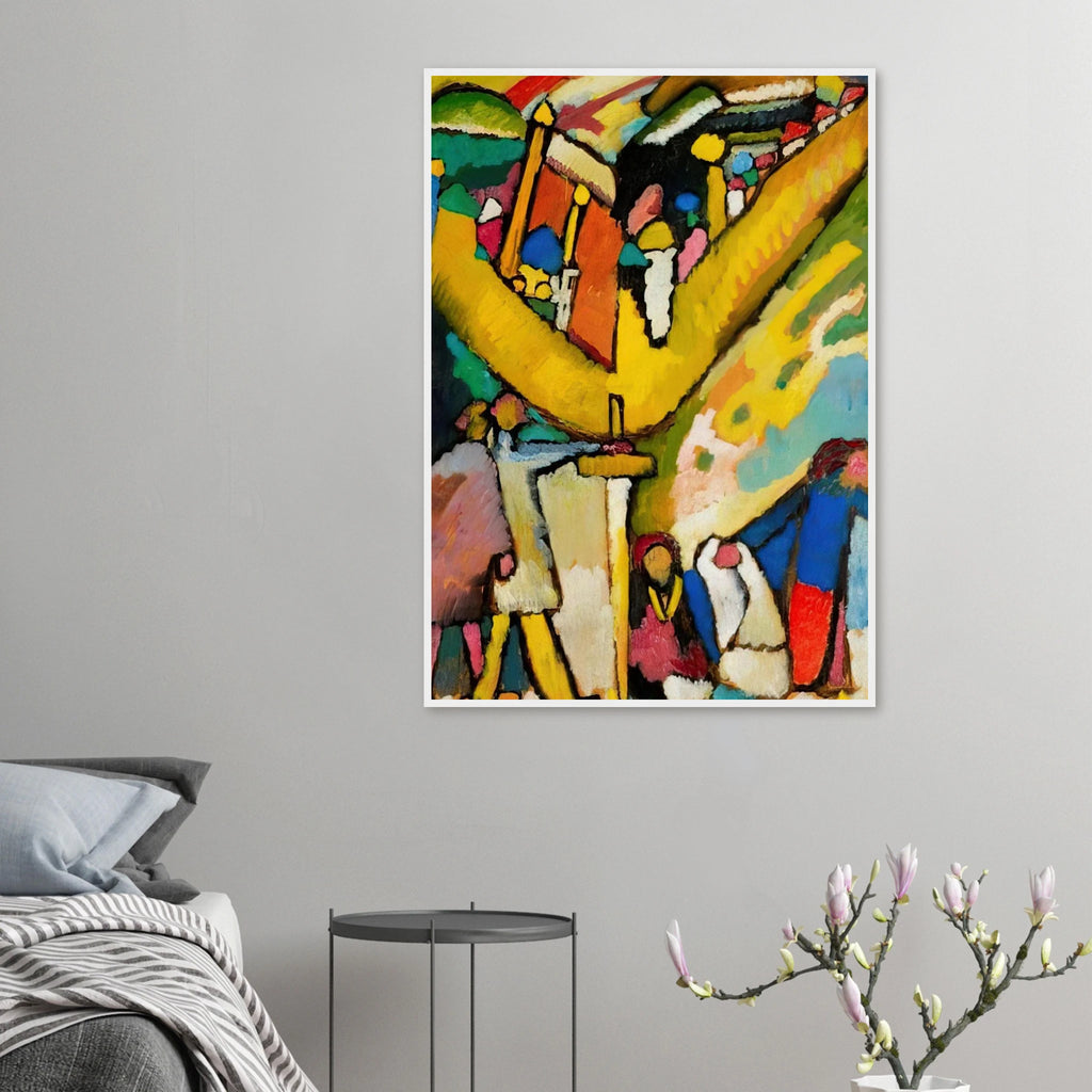 STUDY FOR IMPROVISATION 8 1909 Framed Poster | Wassily Kandinsky Framed Prints Wall Art | Wassily Kandinsky Shop