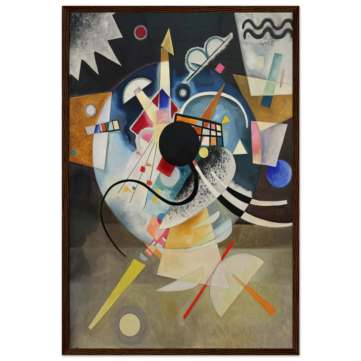 A CENTRE 1924 Framed Poster | Wassily Kandinsky Framed Prints Wall Art | Wassily Kandinsky Shop