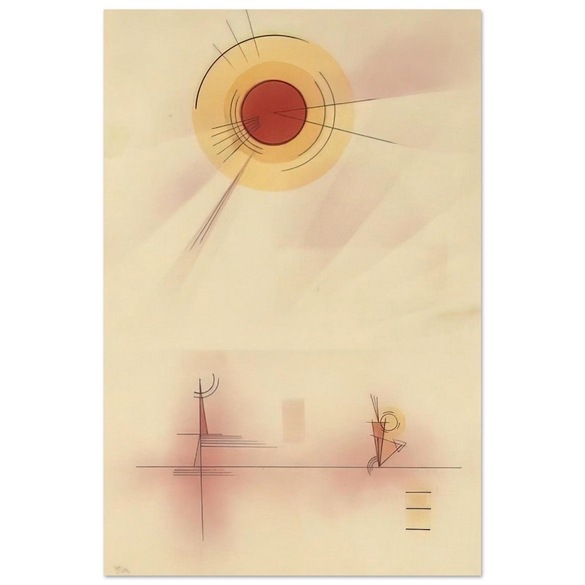 STRAHLEN 1929 Poster | Wassily Kandinsky Poster | Wassily Kandinsky Shop