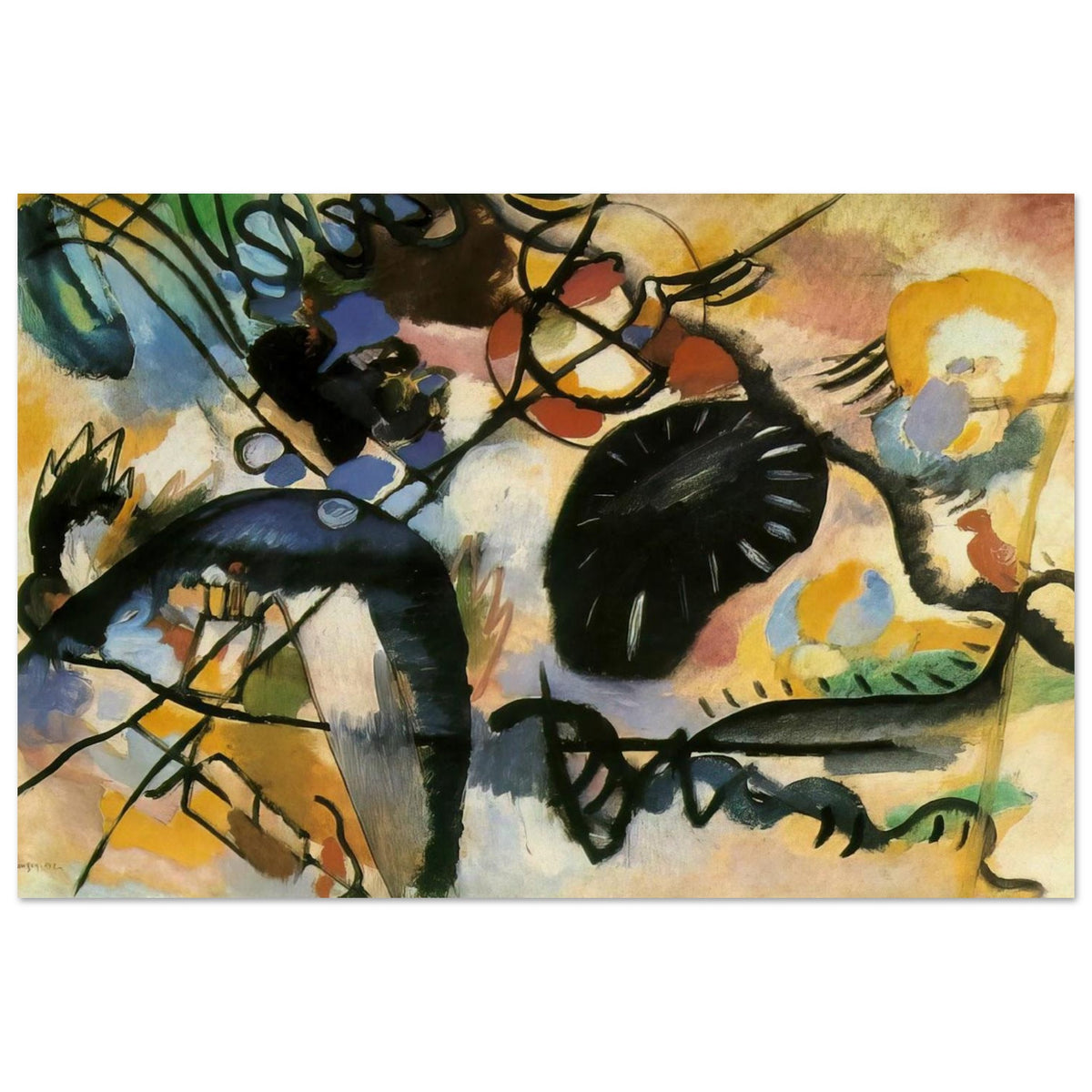 BLACK SPOT 1912 Poster | Wassily Kandinsky Poster | Wassily Kandinsky Shop