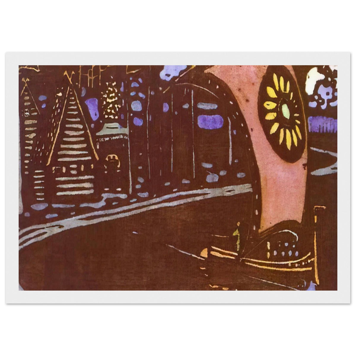 THE GOLDEN SAIL 1903 Framed Poster | Wassily Kandinsky Framed Prints Wall Art | Wassily Kandinsky Shop