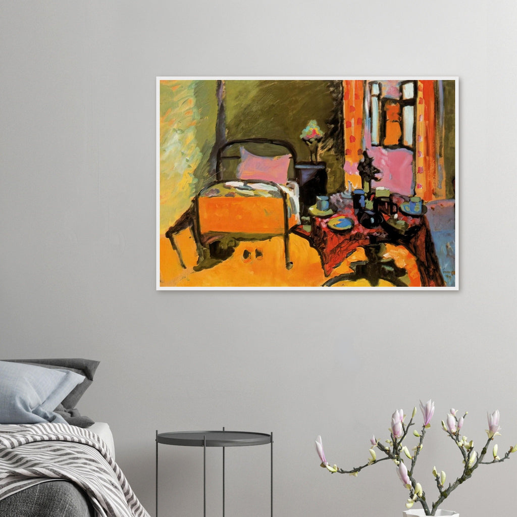 BEDROOM IN AINTMILLERSTRASSE 1909 Framed Poster | Wassily Kandinsky Framed Prints Wall Art | Wassily Kandinsky Shop