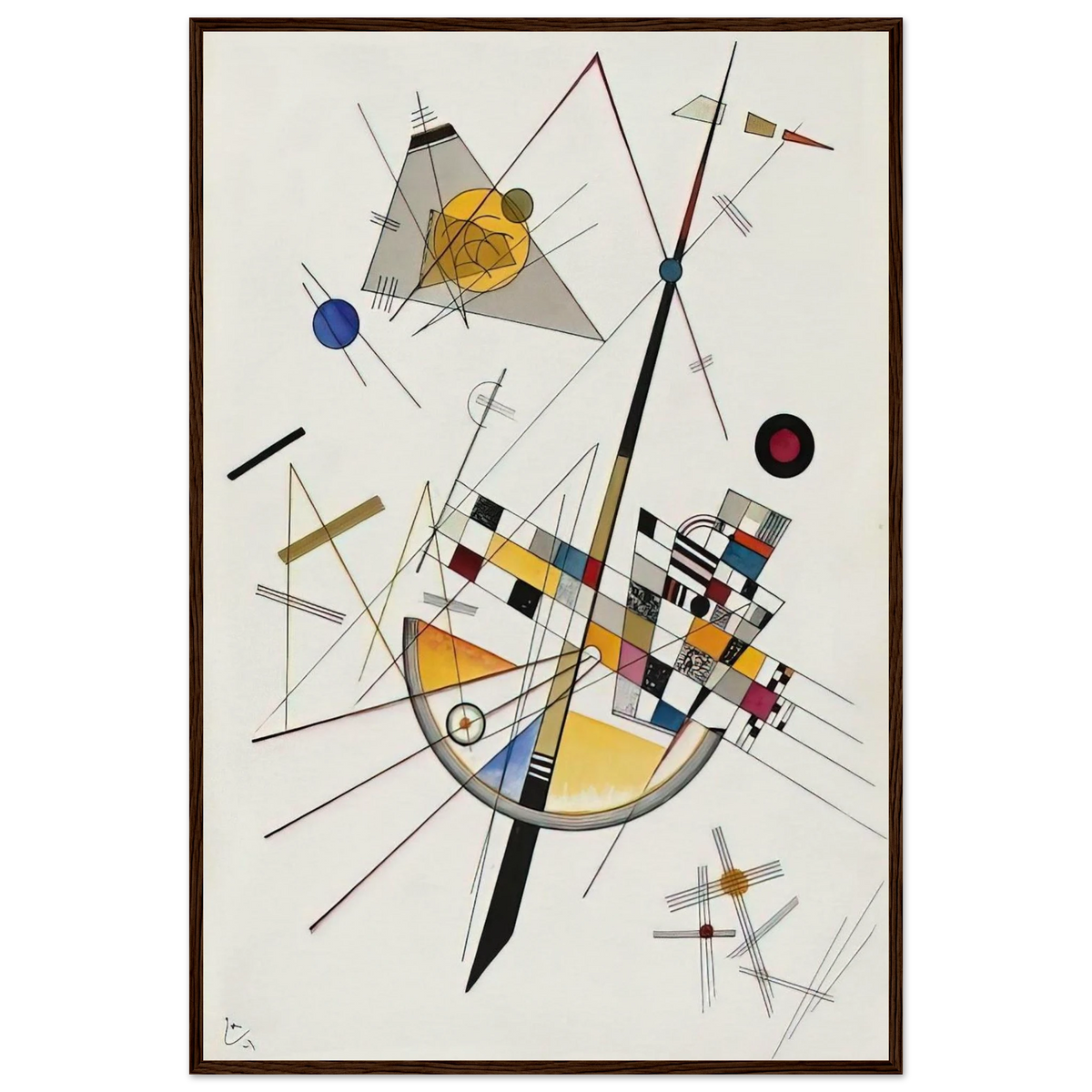 DELICATE TENSION NO 85 1923 Framed Poster | Wassily Kandinsky Framed Prints Wall Art | Wassily Kandinsky Shop