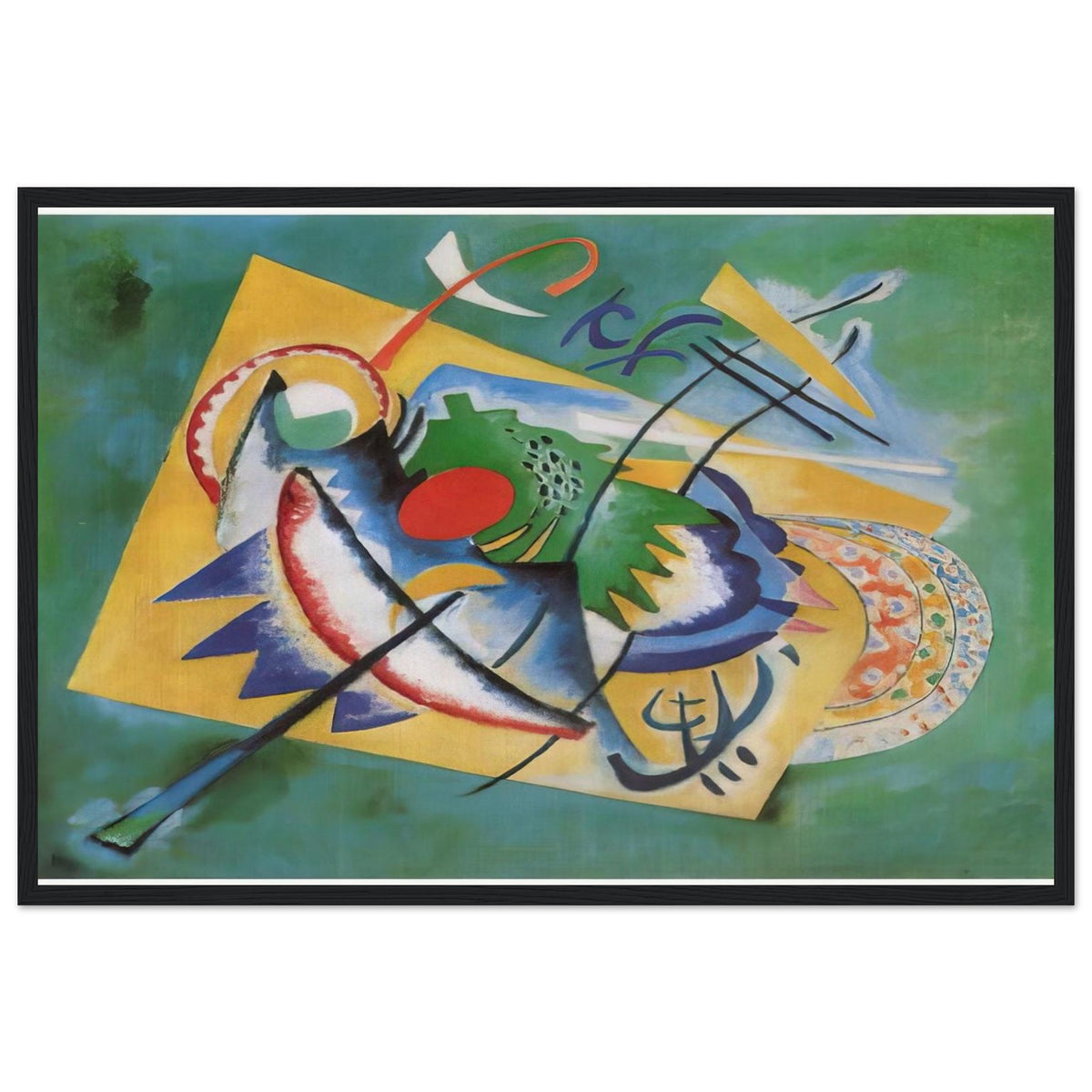 RED OVAL 1920 Framed Poster | Wassily Kandinsky Framed Prints Wall Art | Wassily Kandinsky Shop