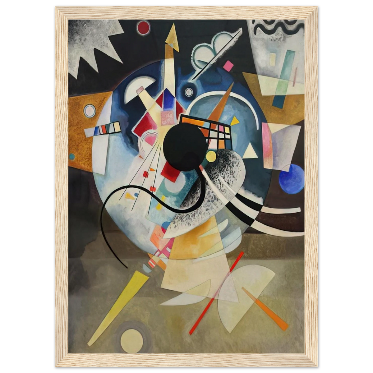 A CENTRE 1924 Framed Poster | Wassily Kandinsky Framed Prints Wall Art | Wassily Kandinsky Shop