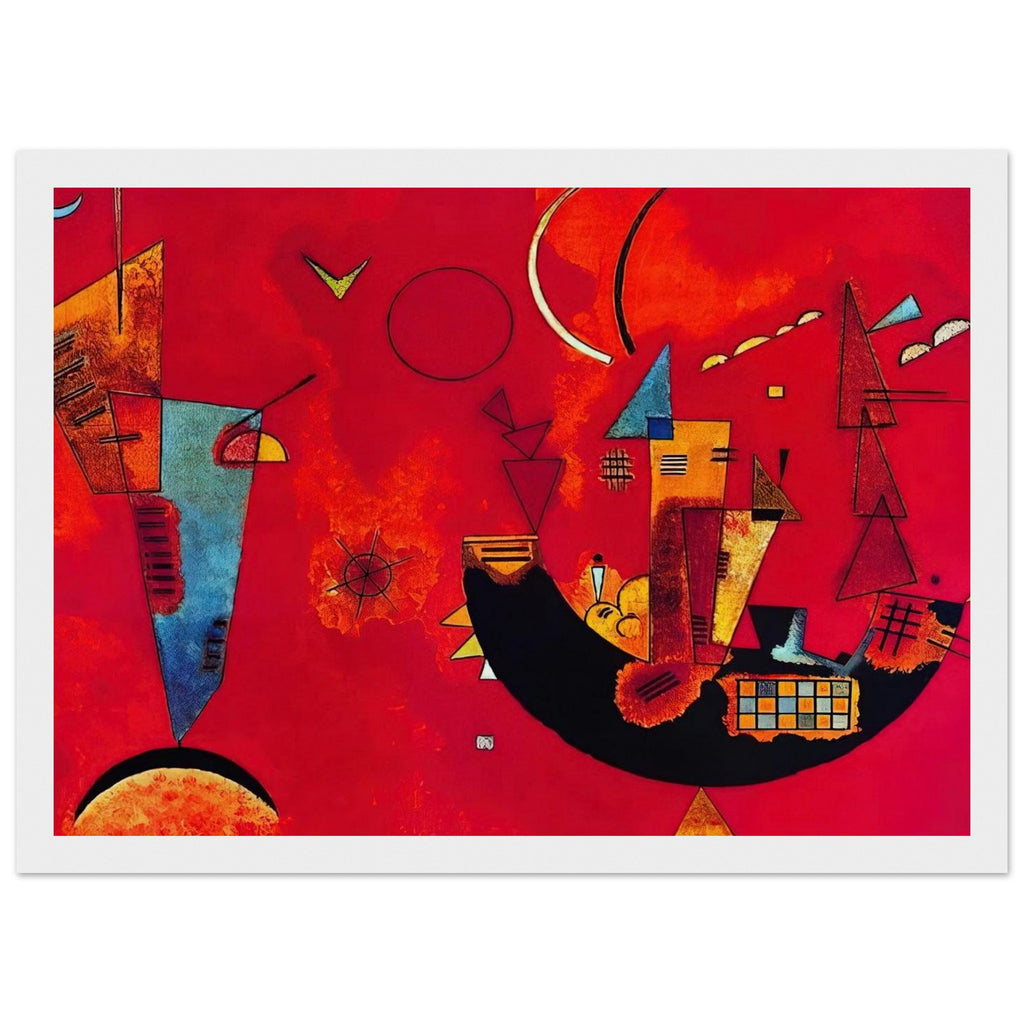 MIT UND GEGEN 1929 Framed Poster | Wassily Kandinsky Framed Prints Wall Art | Wassily Kandinsky Shop