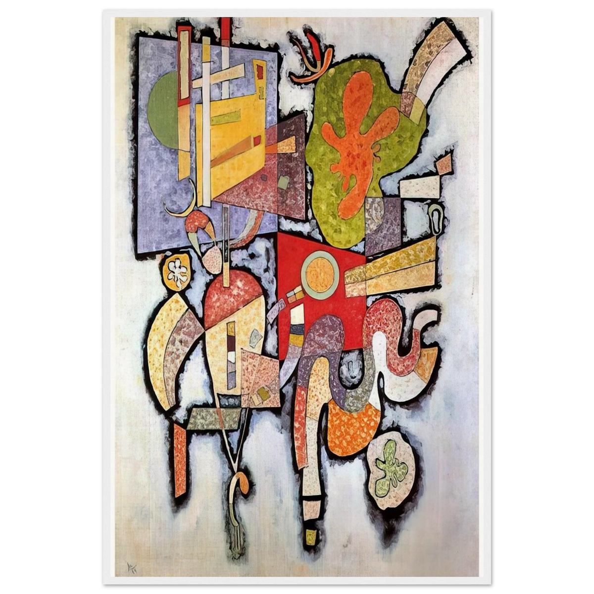 COMPLEX SIMPLE 1939 Framed Poster | Wassily Kandinsky Framed Prints Wall Art | Wassily Kandinsky Shop