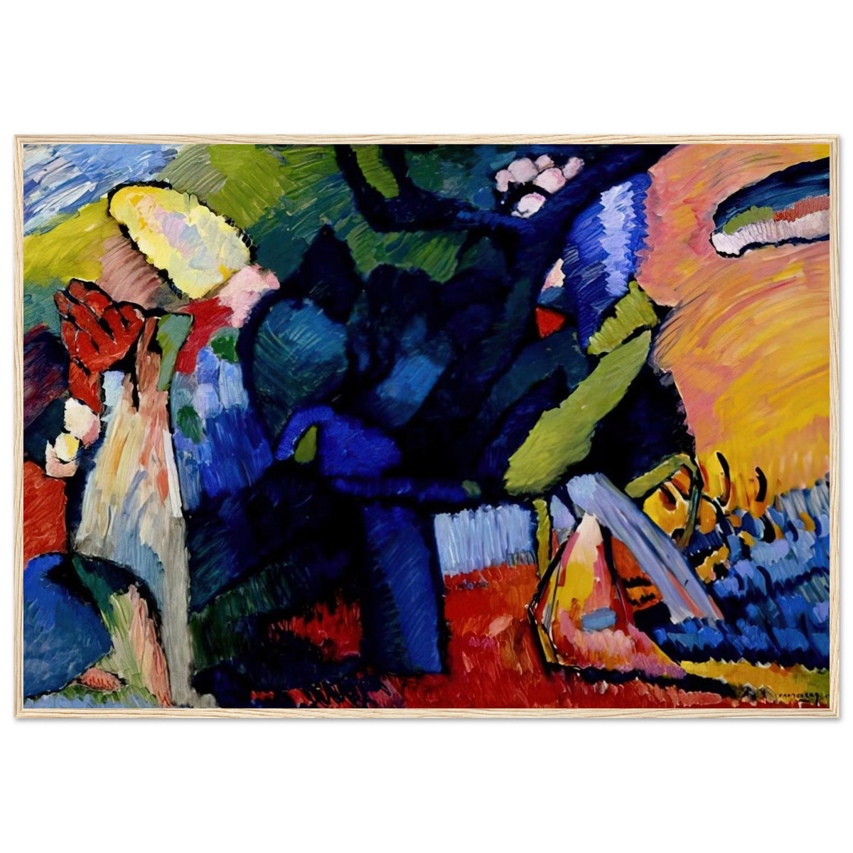 IMPROVISATION 4 1909 Framed Poster | Wassily Kandinsky Framed Prints Wall Art | Wassily Kandinsky Shop