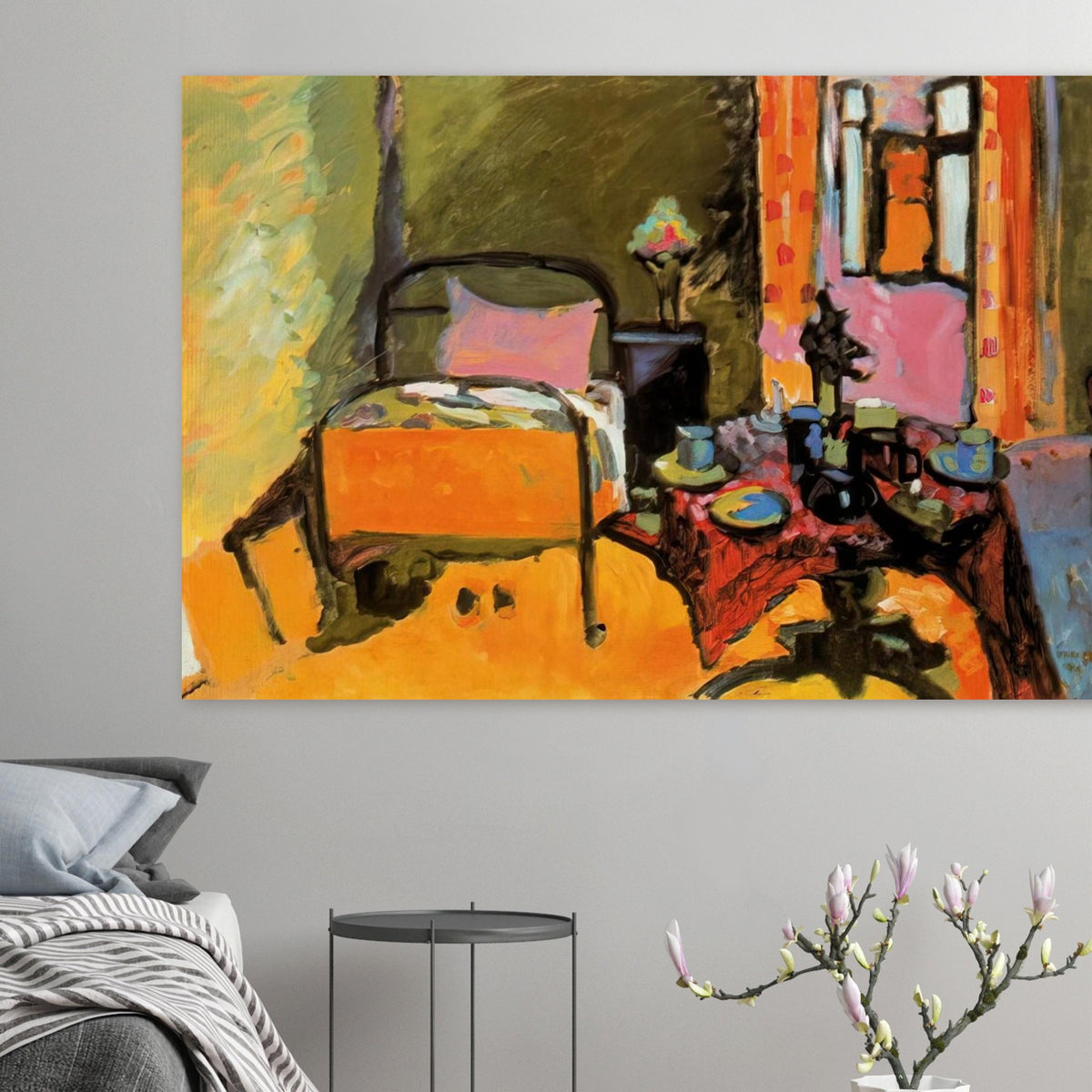 BEDROOM IN AINTMILLERSTRASSE 1909 Poster | Wassily Kandinsky Poster | Wassily Kandinsky Shop