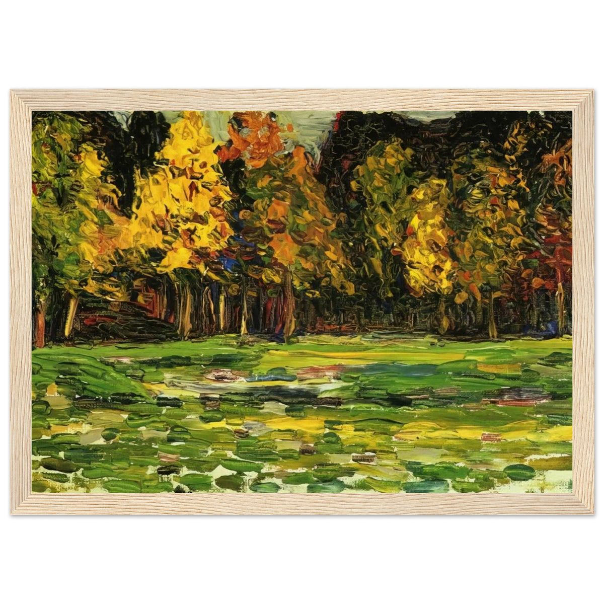 FOREST EDGE Framed Poster | Wassily Kandinsky Framed Prints Wall Art | Wassily Kandinsky Shop