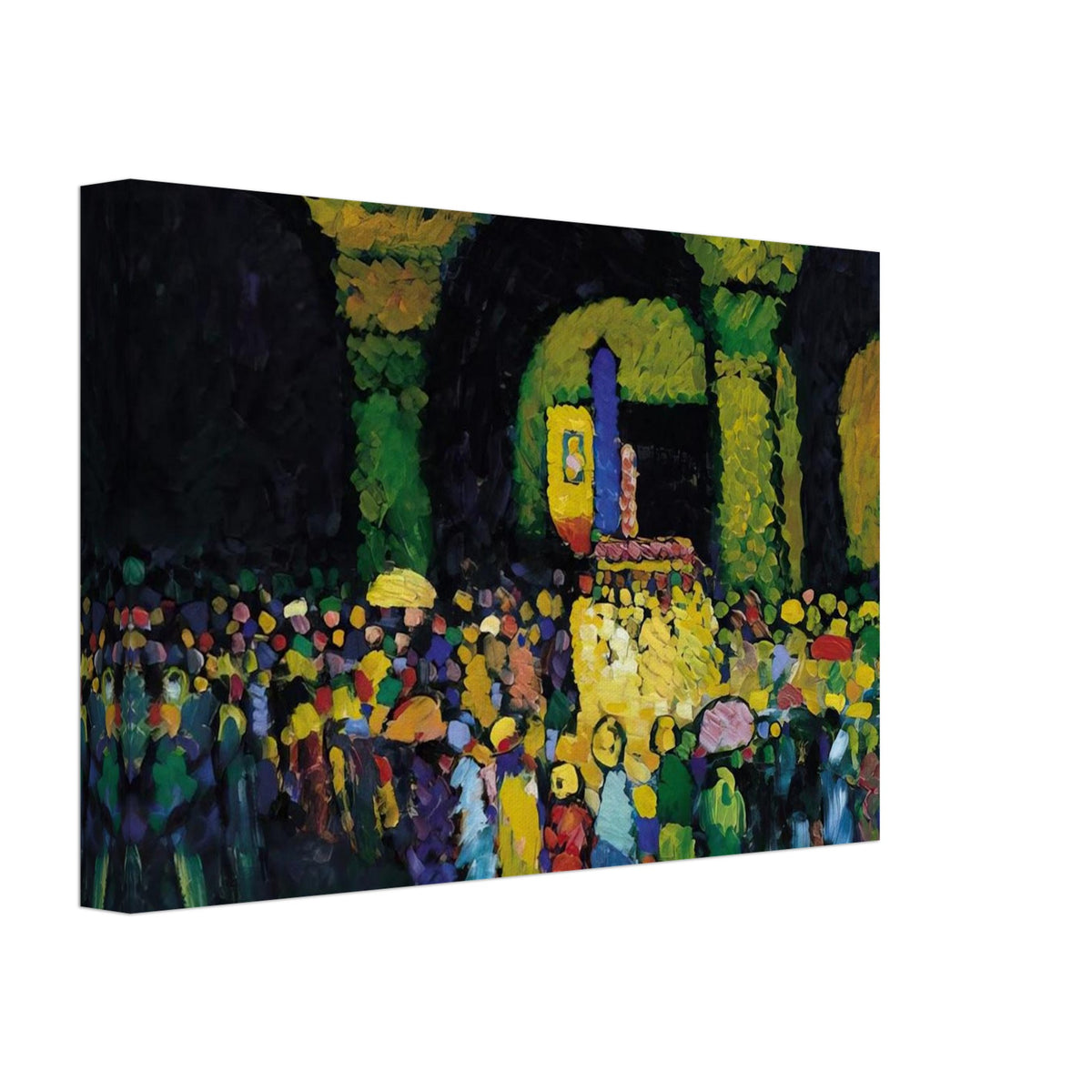 THE LUDWIGSKIRCHE IN MUNICH 1908 Canvas | Wassily Kandinsky Canvas | Wassily Kandinsky Shop