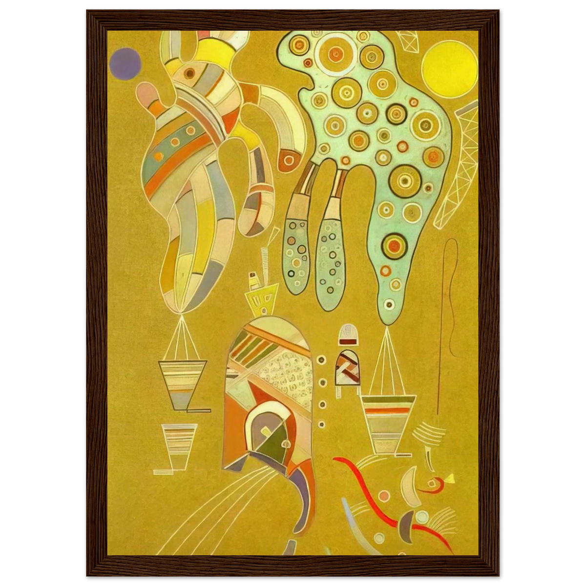UNTITLED 1941 Framed Poster | Wassily Kandinsky Framed Prints Wall Art | Wassily Kandinsky Shop