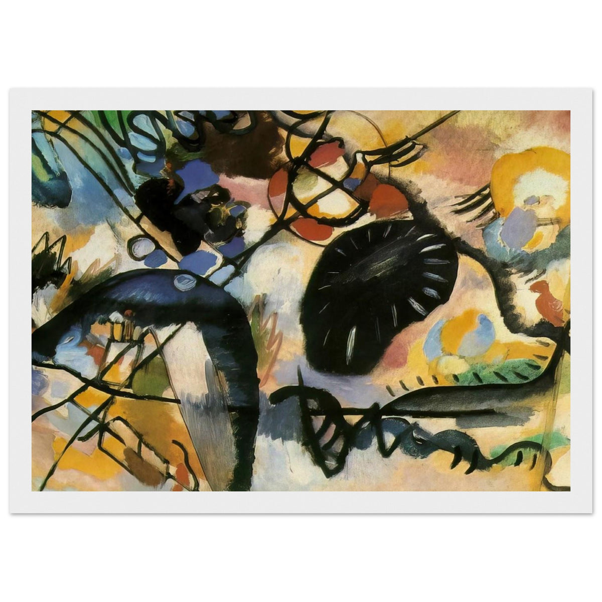 BLACK SPOT 1912 Framed Poster | Wassily Kandinsky Framed Prints Wall Art | Wassily Kandinsky Shop