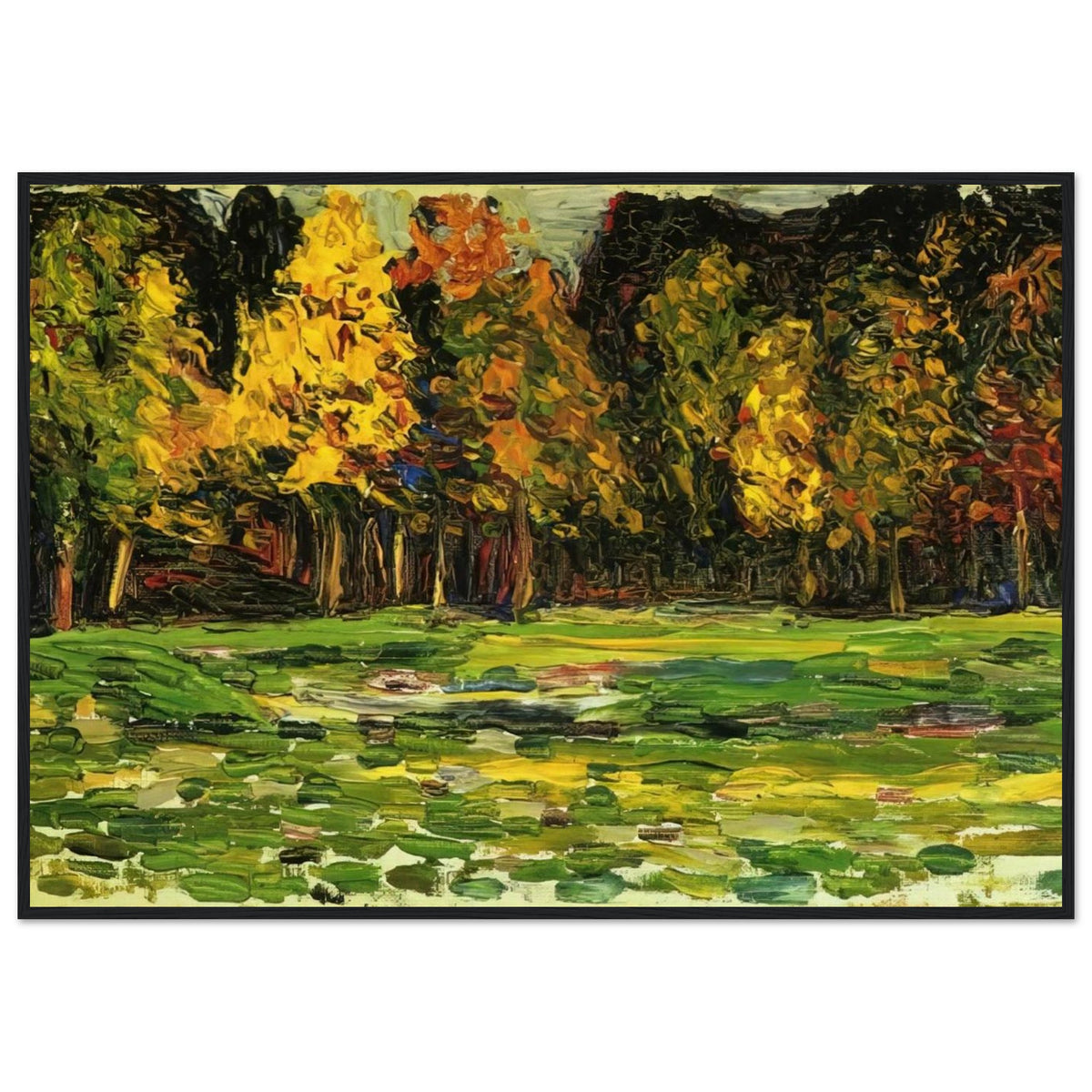 FOREST EDGE Framed Poster | Wassily Kandinsky Framed Prints Wall Art | Wassily Kandinsky Shop