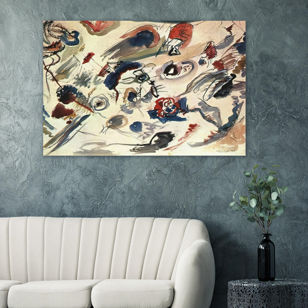 FIRST ABSTRACT WATERCOLOR 1910 Poster | Wassily Kandinsky Poster | Wassily Kandinsky Shop
