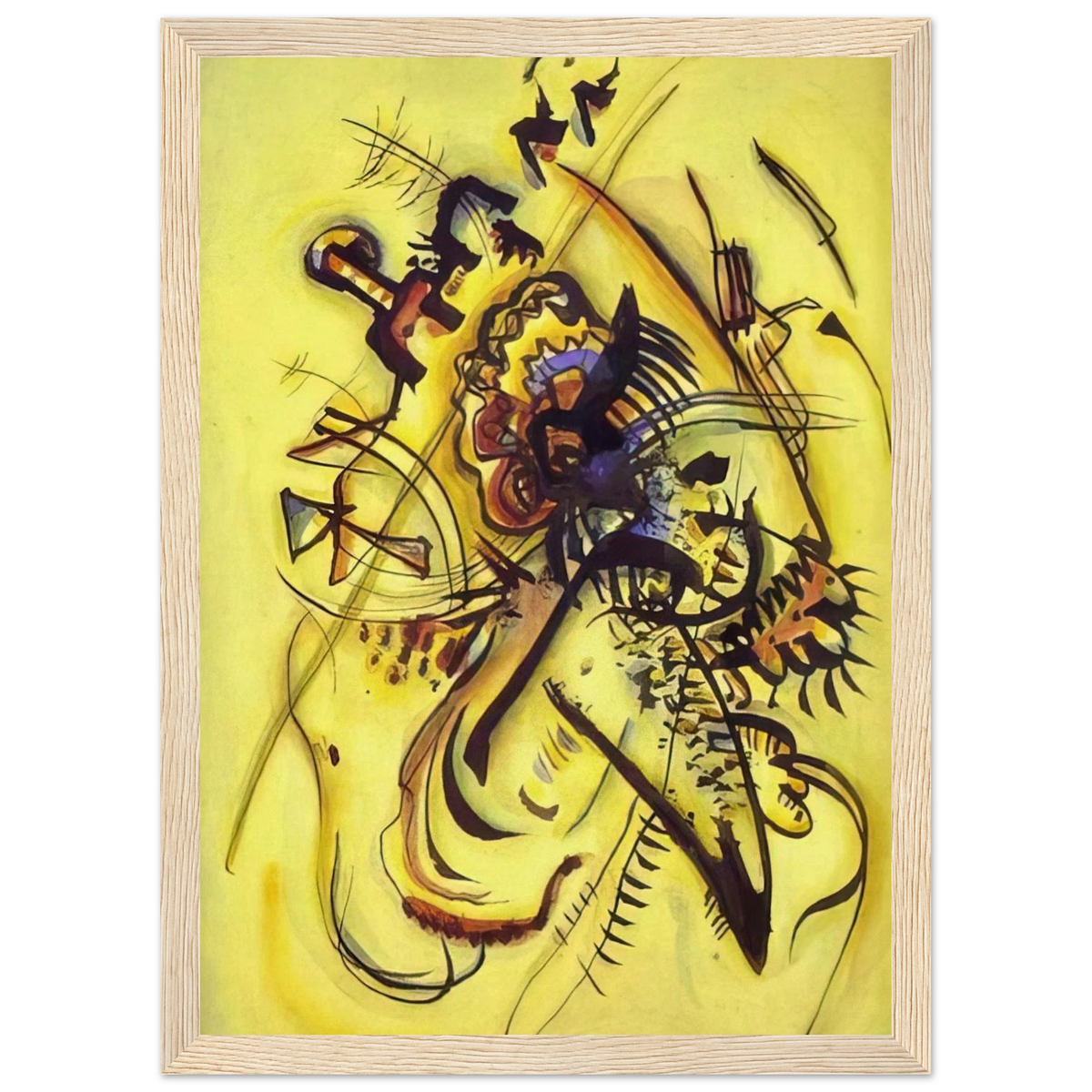 TO THE UNKNOWN VOICE 1916 Framed Poster | Wassily Kandinsky Framed Prints Wall Art | Wassily Kandinsky Shop