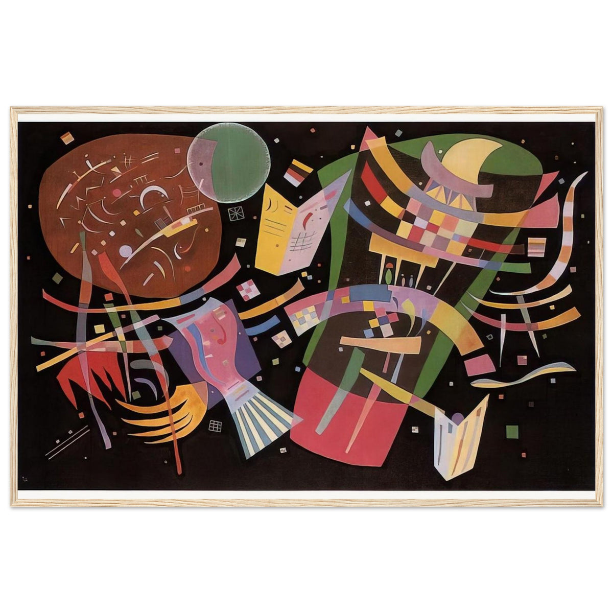 COMPOSITION X 1939 Framed Poster | Wassily Kandinsky Framed Prints Wall Art | Wassily Kandinsky Shop