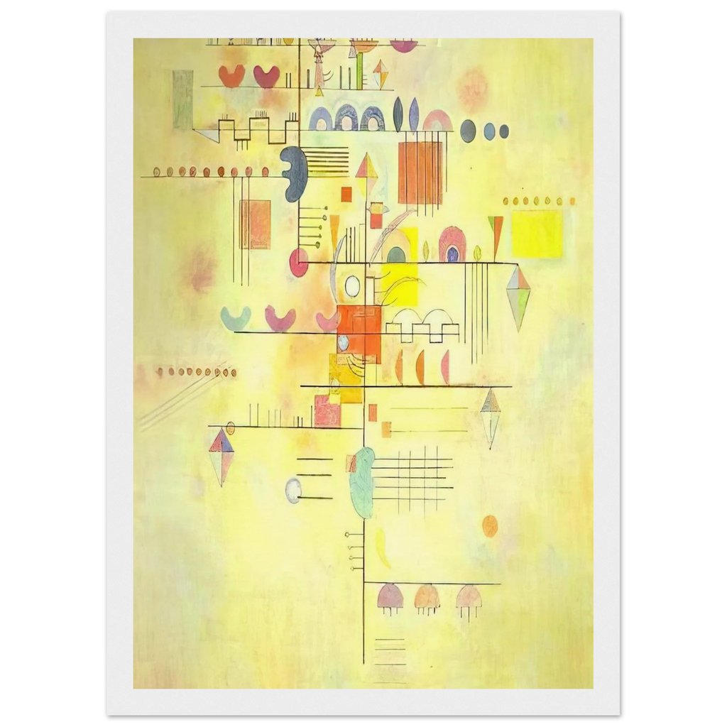 GENTLE ACCENT 1934 Framed Poster | Wassily Kandinsky Framed Prints Wall Art | Wassily Kandinsky Shop