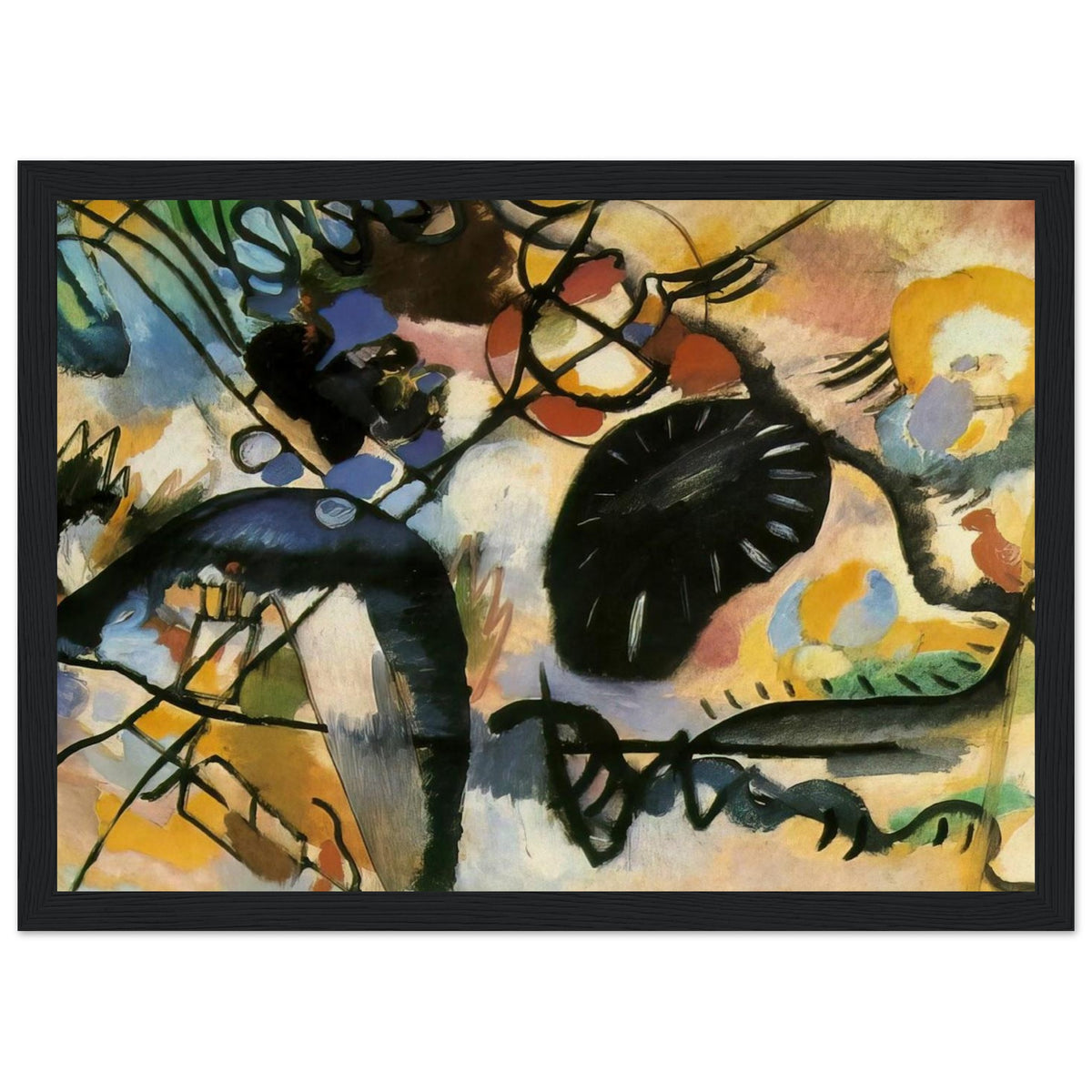 BLACK SPOT 1912 Framed Poster | Wassily Kandinsky Framed Prints Wall Art | Wassily Kandinsky Shop