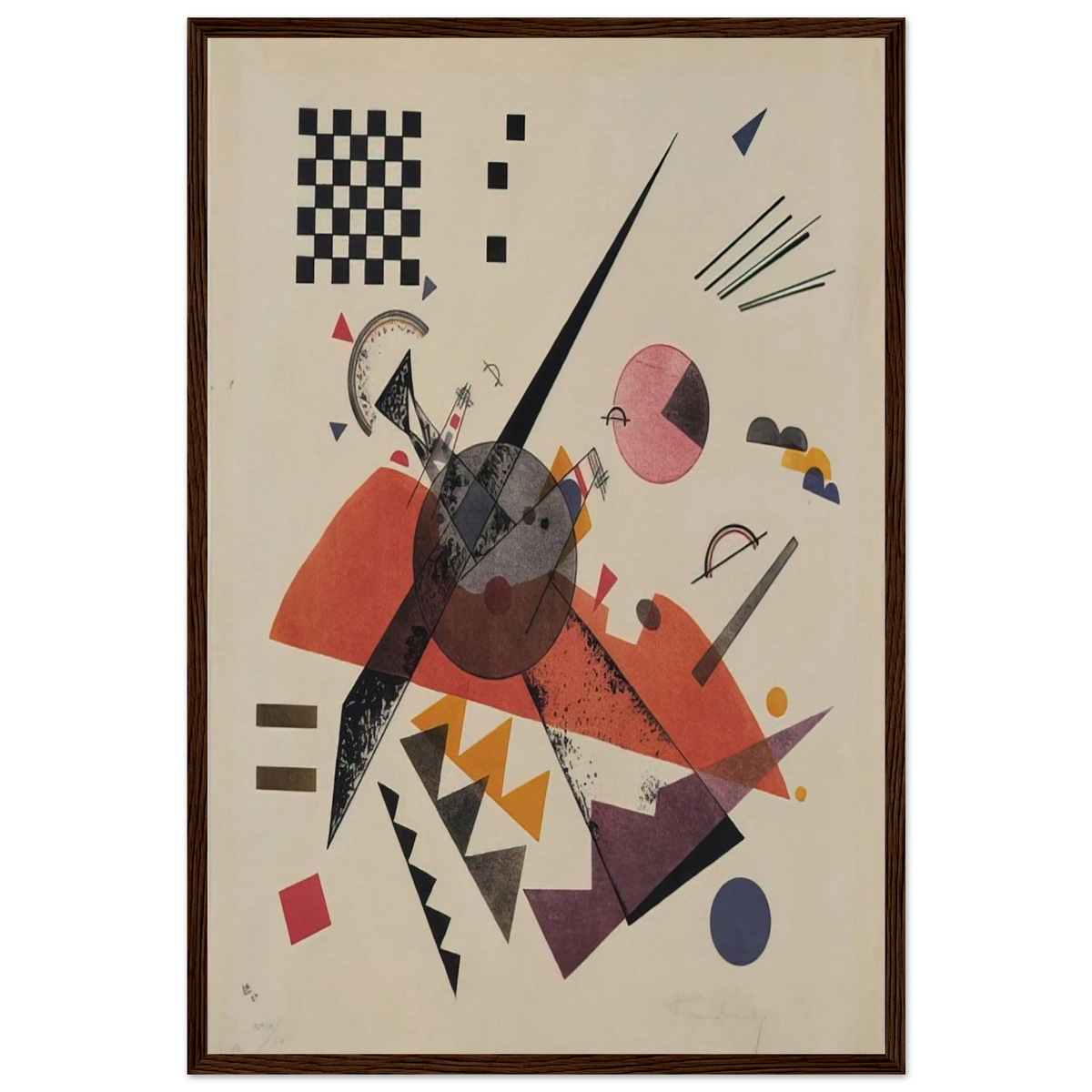 ORANGE 1923 Framed Poster | Wassily Kandinsky Framed Prints Wall Art | Wassily Kandinsky Shop