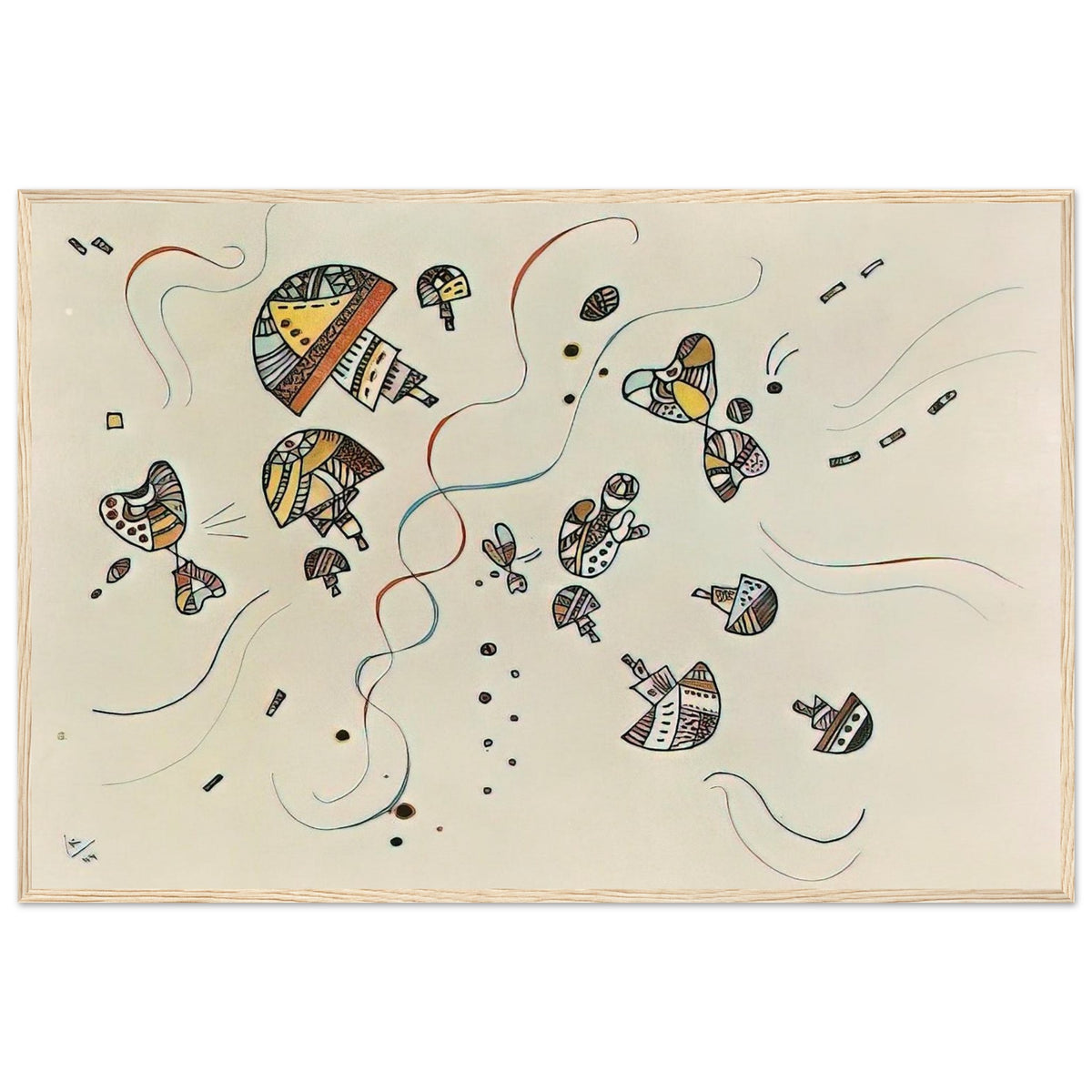 LAST WATERCOLOUR 1944 Framed Poster | Wassily Kandinsky Framed Prints Wall Art | Wassily Kandinsky Shop