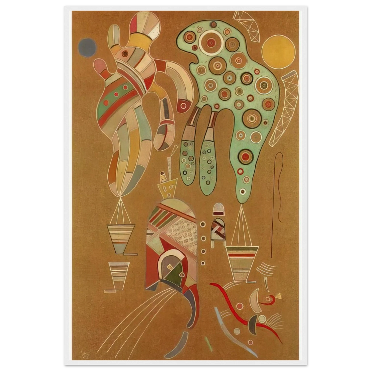 UNTITLED 1941 1 Framed Poster | Wassily Kandinsky Framed Prints Wall Art | Wassily Kandinsky Shop