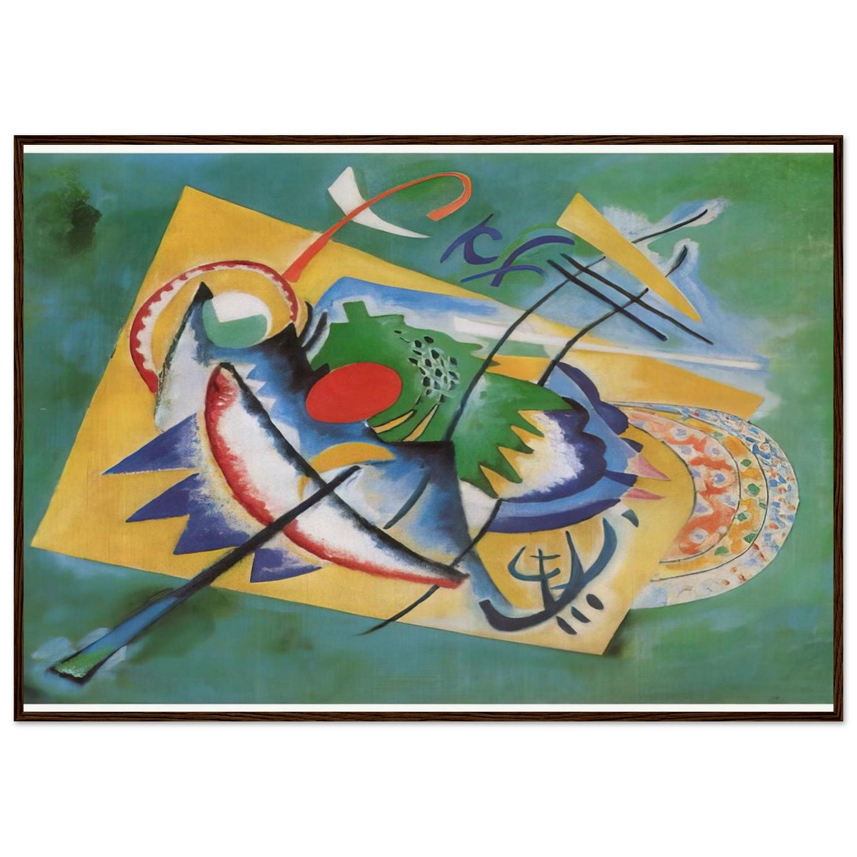 RED OVAL 1920 Framed Poster | Wassily Kandinsky Framed Prints Wall Art | Wassily Kandinsky Shop