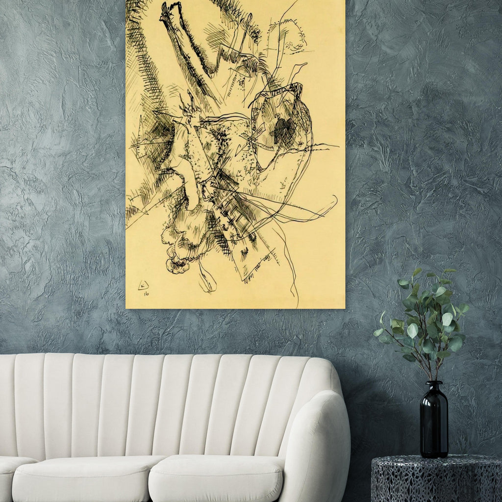 DRAWING FOR ETCHING II 1916 Poster | Wassily Kandinsky Poster | Wassily Kandinsky Shop
