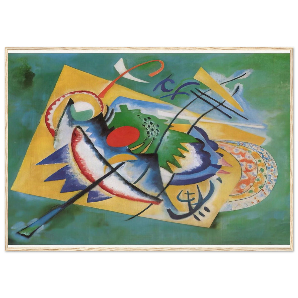 RED OVAL 1920 Framed Poster | Wassily Kandinsky Framed Prints Wall Art | Wassily Kandinsky Shop