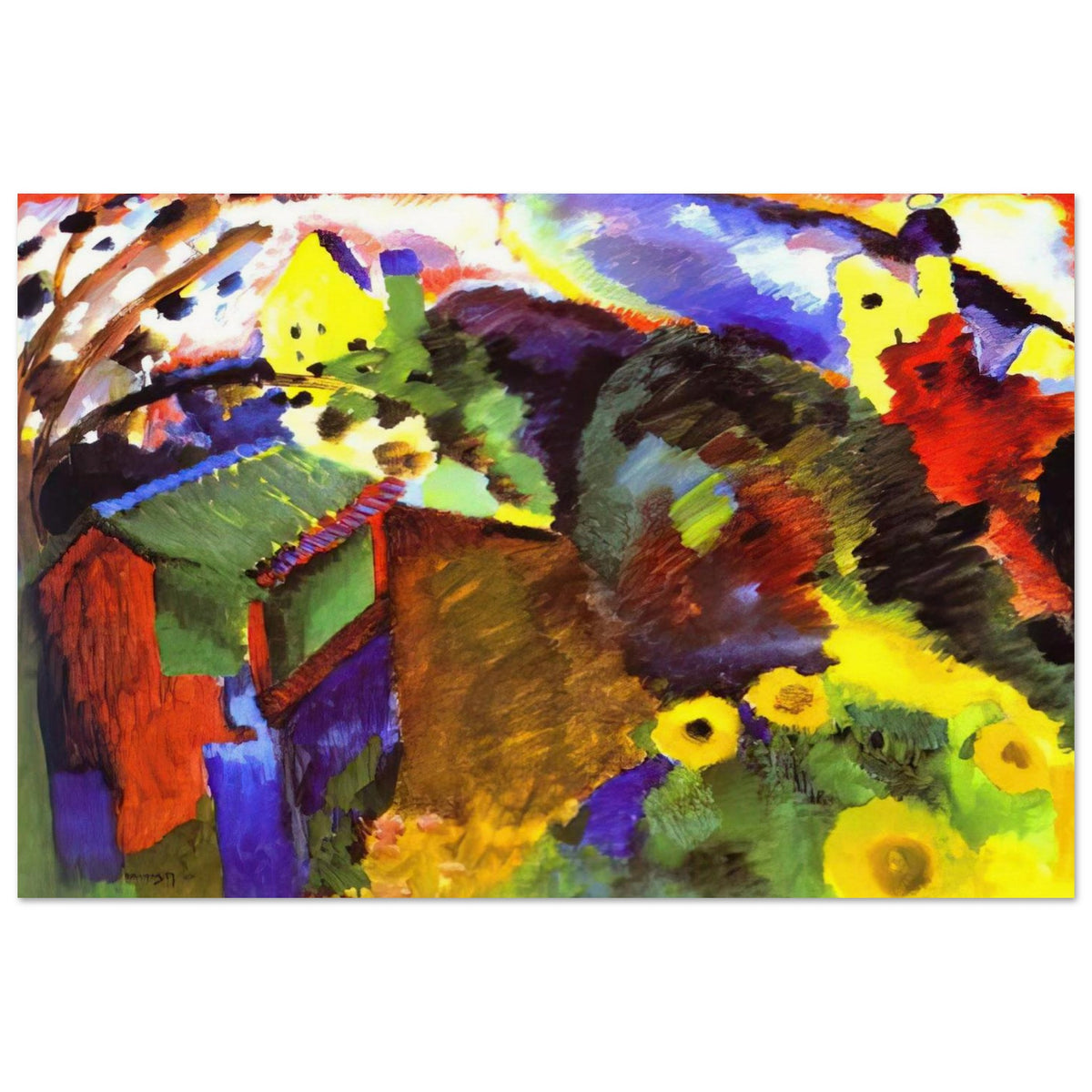 MURNAU GARDEN 1910 Poster | Wassily Kandinsky Poster | Wassily Kandinsky Shop
