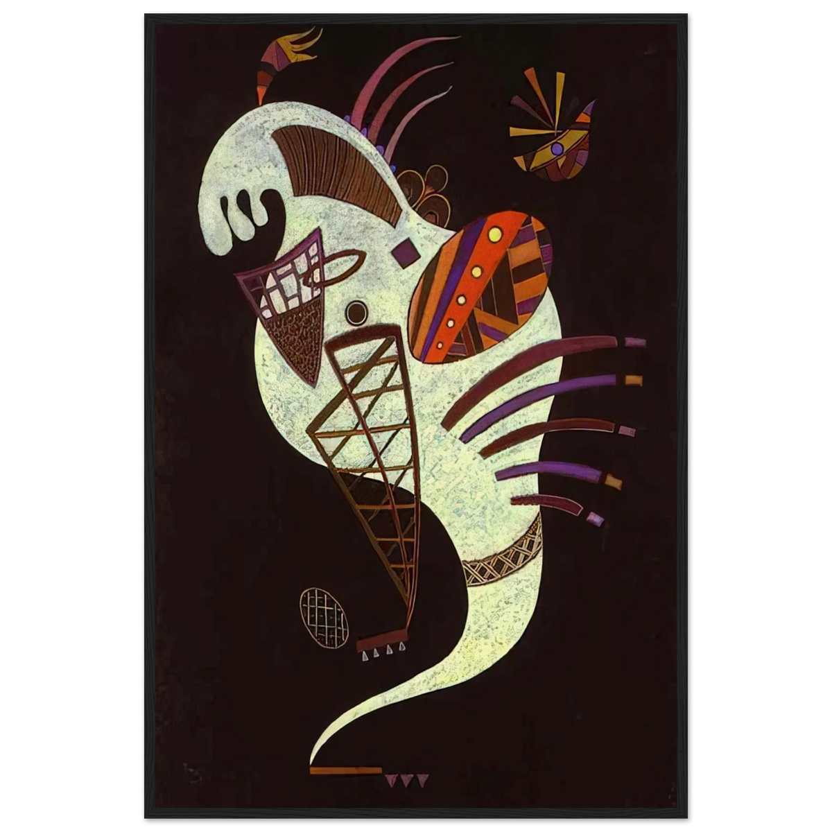 WHITE FIGURE 1943 Framed Poster | Wassily Kandinsky Framed Prints Wall Art | Wassily Kandinsky Shop