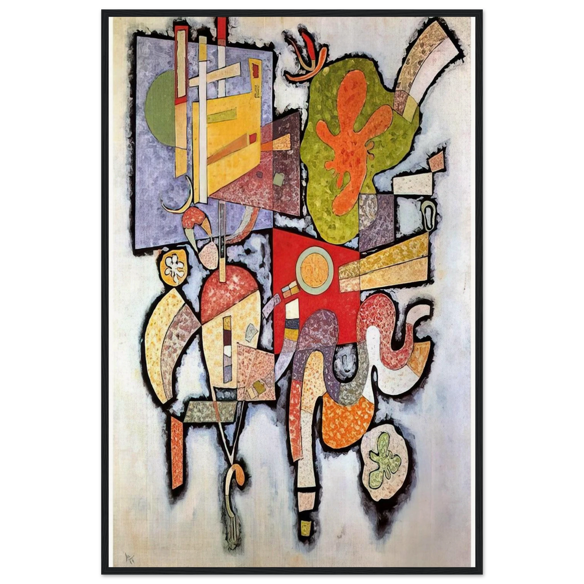 COMPLEX SIMPLE 1939 Framed Poster | Wassily Kandinsky Framed Prints Wall Art | Wassily Kandinsky Shop