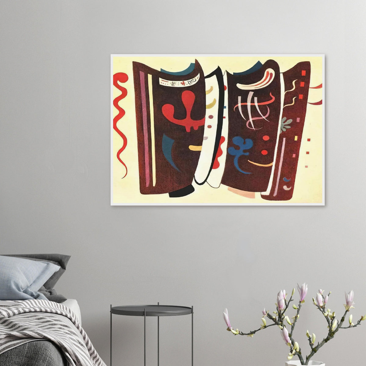 BROWN WITH SUPPLEMENT 1935 Framed Poster | Wassily Kandinsky Framed Prints Wall Art | Wassily Kandinsky Shop