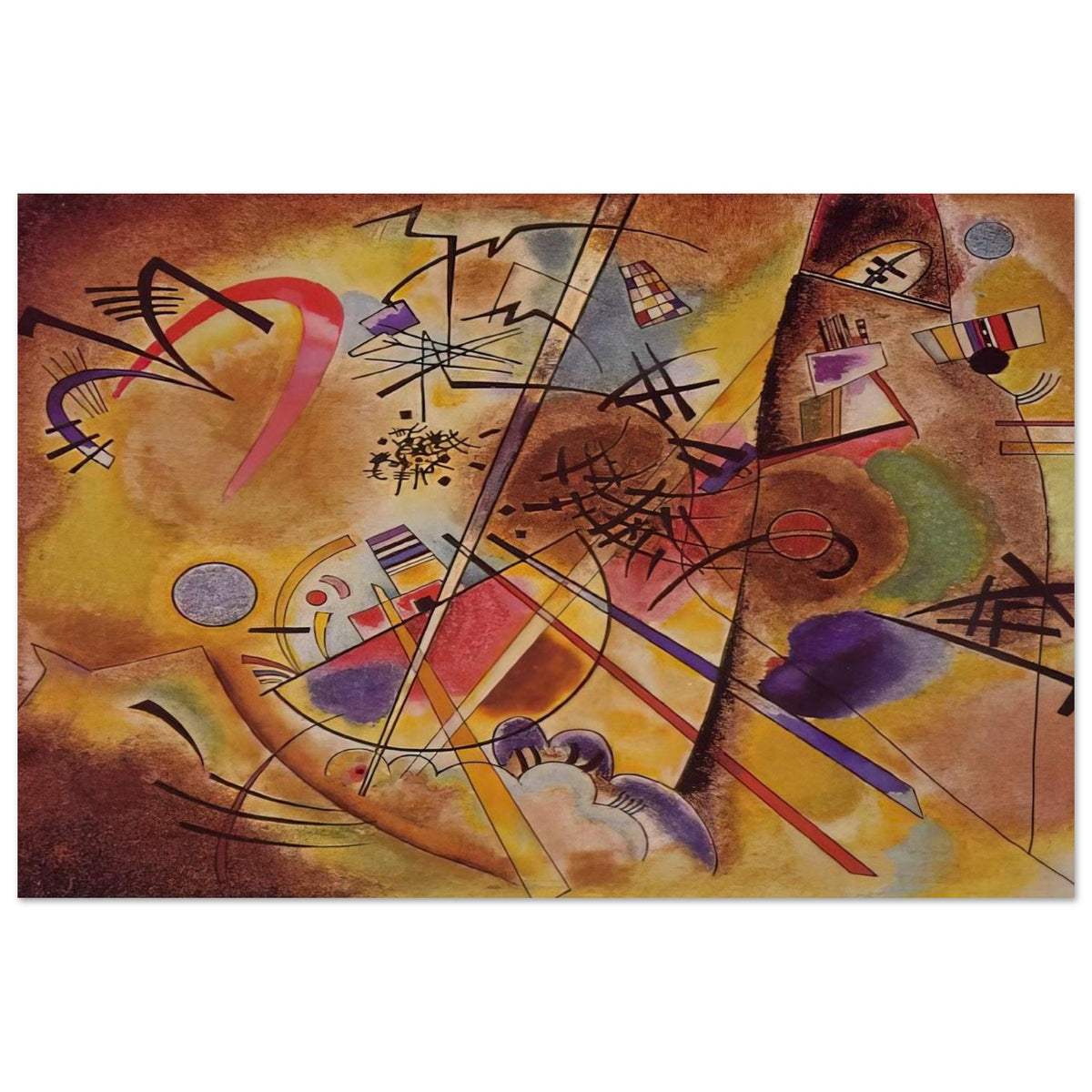 SMALL DREAM IN RED 1925 Poster | Wassily Kandinsky Poster | Wassily Kandinsky Shop