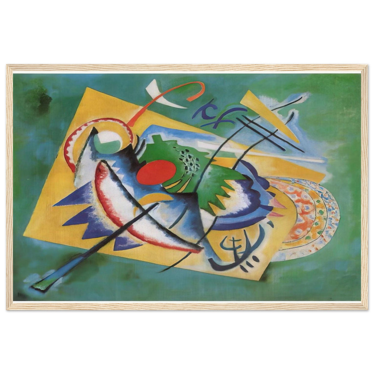 RED OVAL 1920 Framed Poster | Wassily Kandinsky Framed Prints Wall Art | Wassily Kandinsky Shop