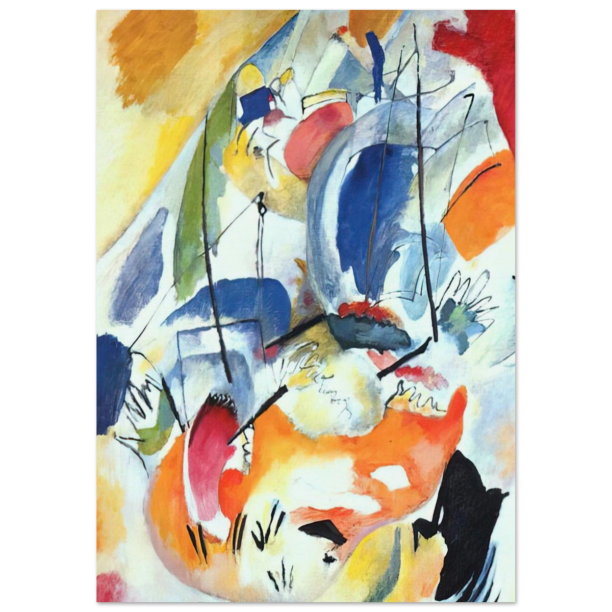 IMPROVISATION 31 SEA BATTLE 1913 Poster | Wassily Kandinsky Poster | Wassily Kandinsky Shop