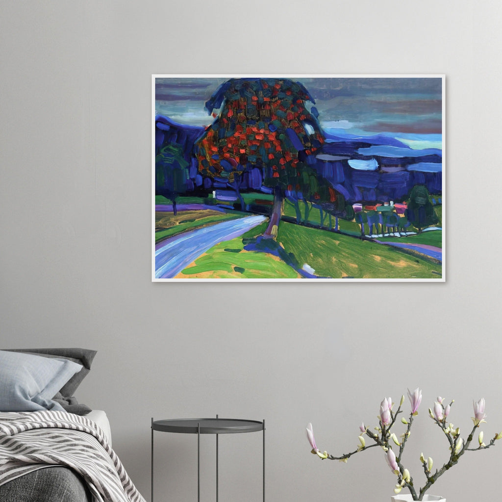 AUTUMN IN MURNAU 1908 Framed Poster | Wassily Kandinsky Framed Prints Wall Art | Wassily Kandinsky Shop