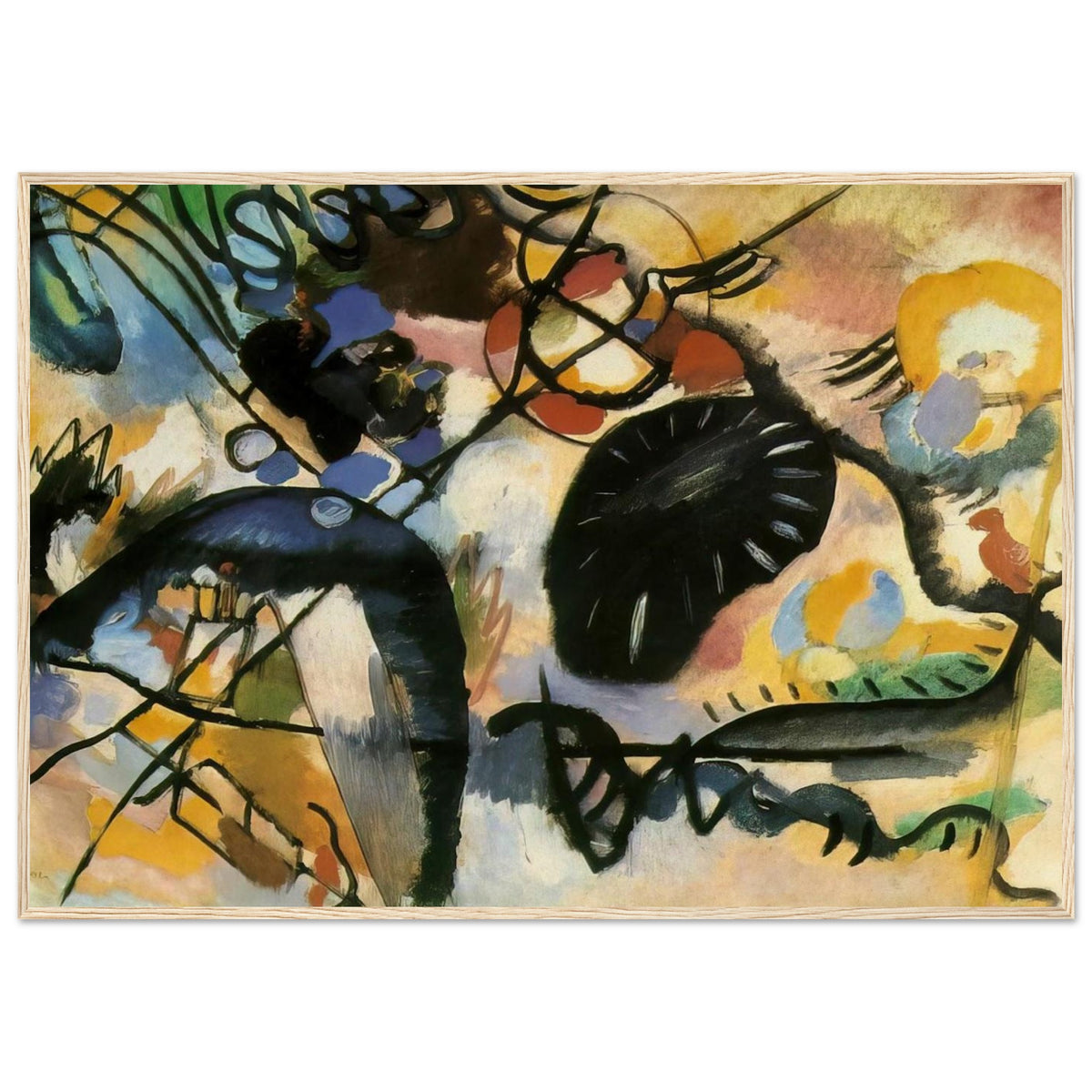BLACK SPOT 1912 Framed Poster | Wassily Kandinsky Framed Prints Wall Art | Wassily Kandinsky Shop