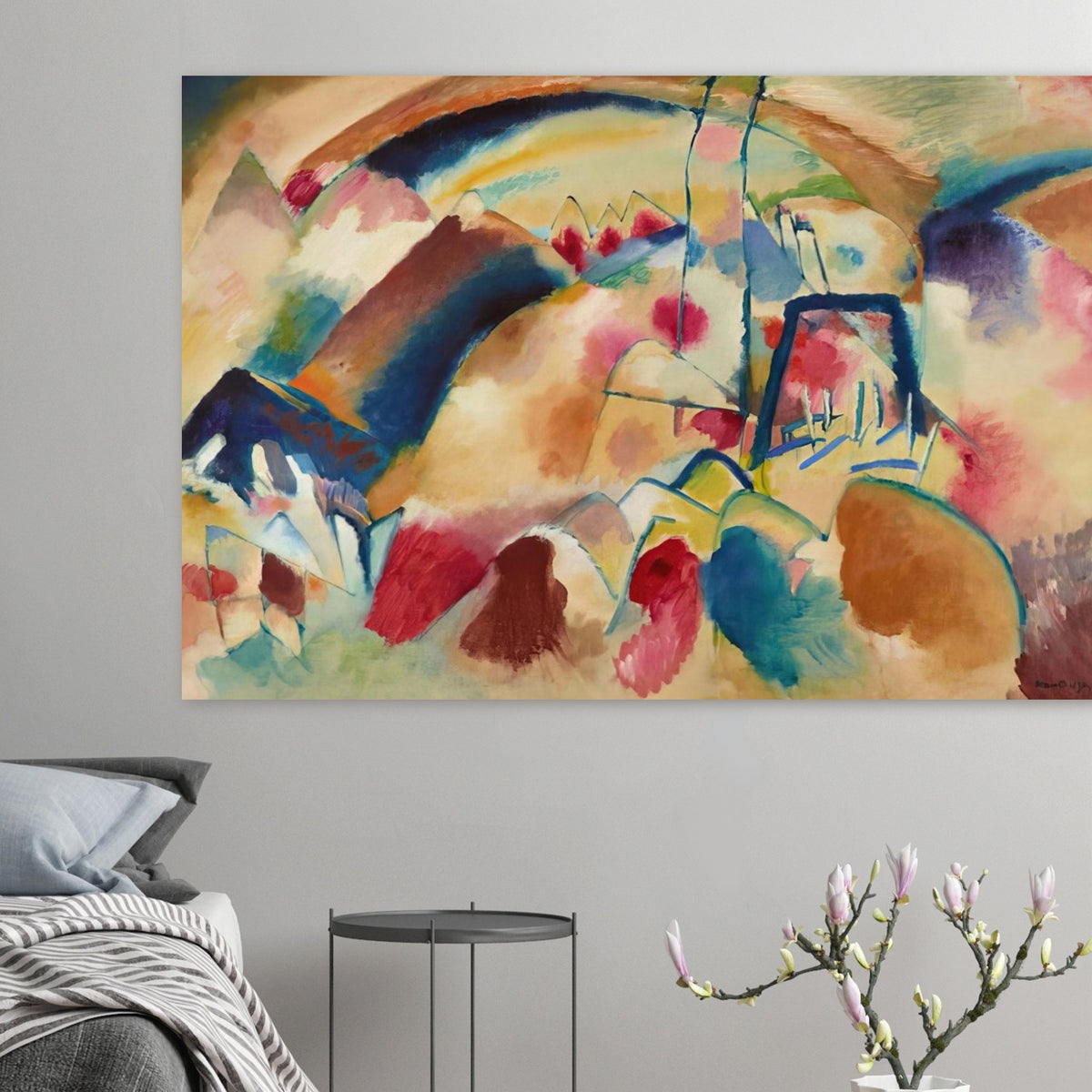 LANDSCAPE WITH CHURCH 1913 Poster | Wassily Kandinsky Poster | Wassily Kandinsky Shop