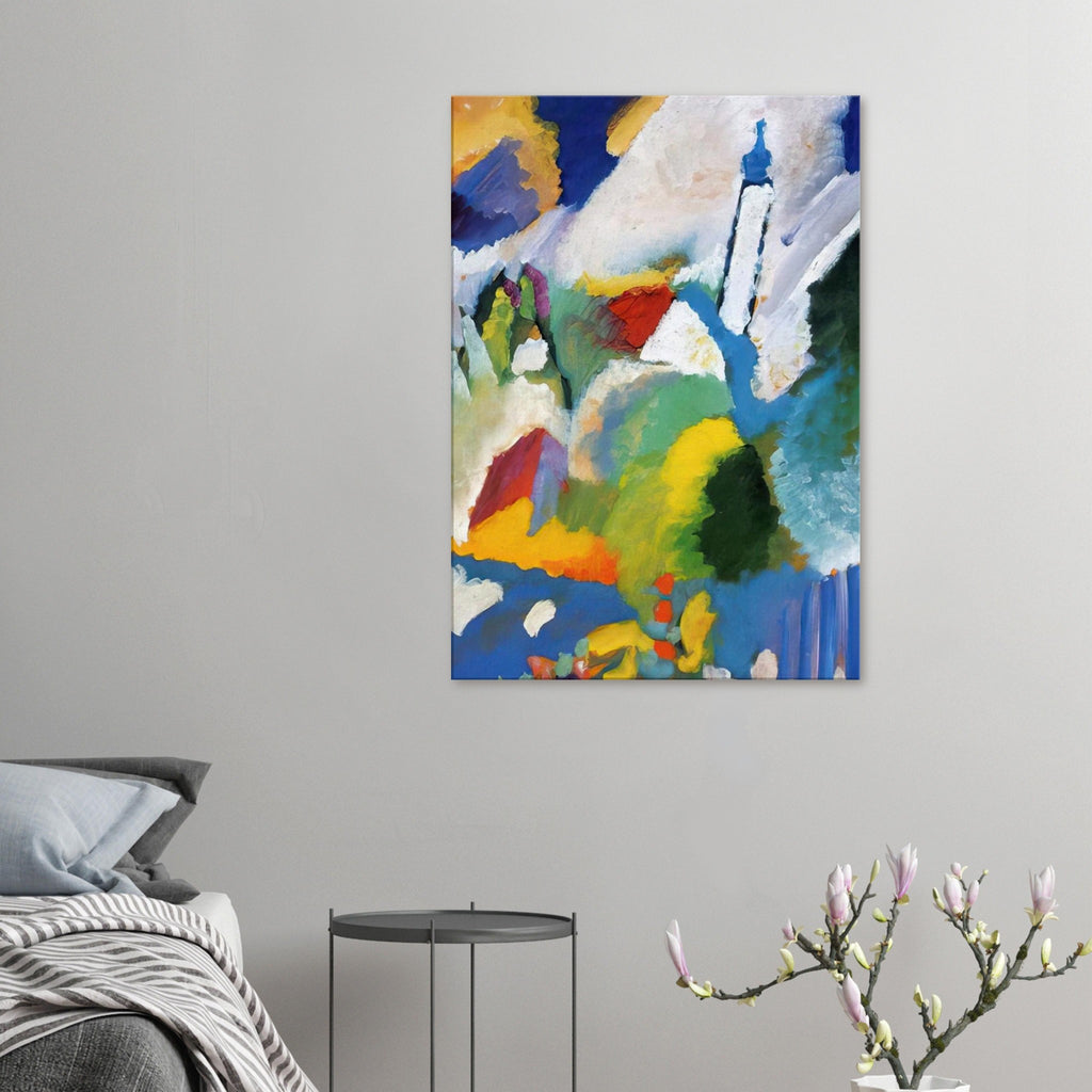 MURNAU WITH A CHURCH 1910 Canvas | Wassily Kandinsky Canvas | Wassily Kandinsky Shop