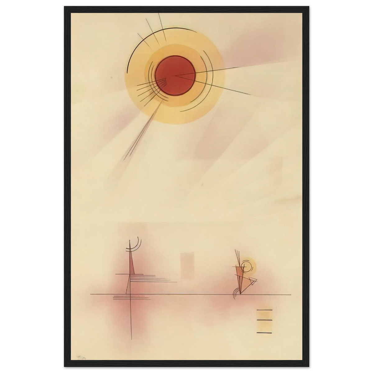 STRAHLEN 1929 Framed Poster | Wassily Kandinsky Framed Prints Wall Art | Wassily Kandinsky Shop