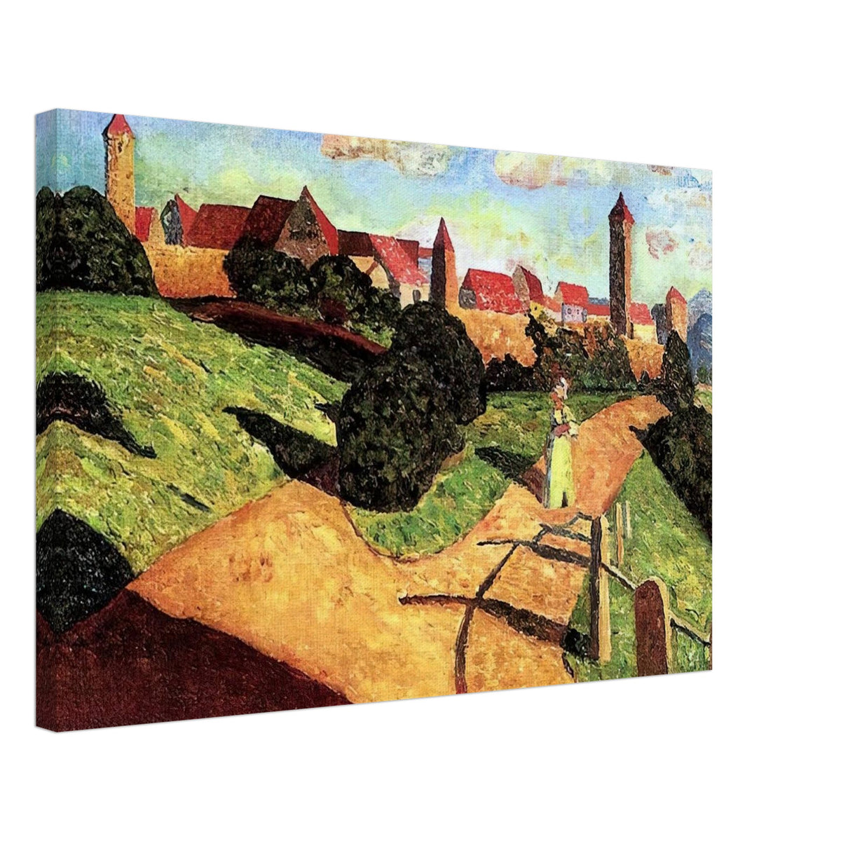 OLD TOWN II 1902 Canvas | Wassily Kandinsky Canvas | Wassily Kandinsky Shop