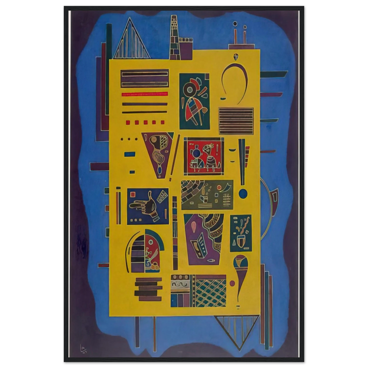 CONGLOMERAT 1943 Framed Poster | Wassily Kandinsky Framed Prints Wall Art | Wassily Kandinsky Shop