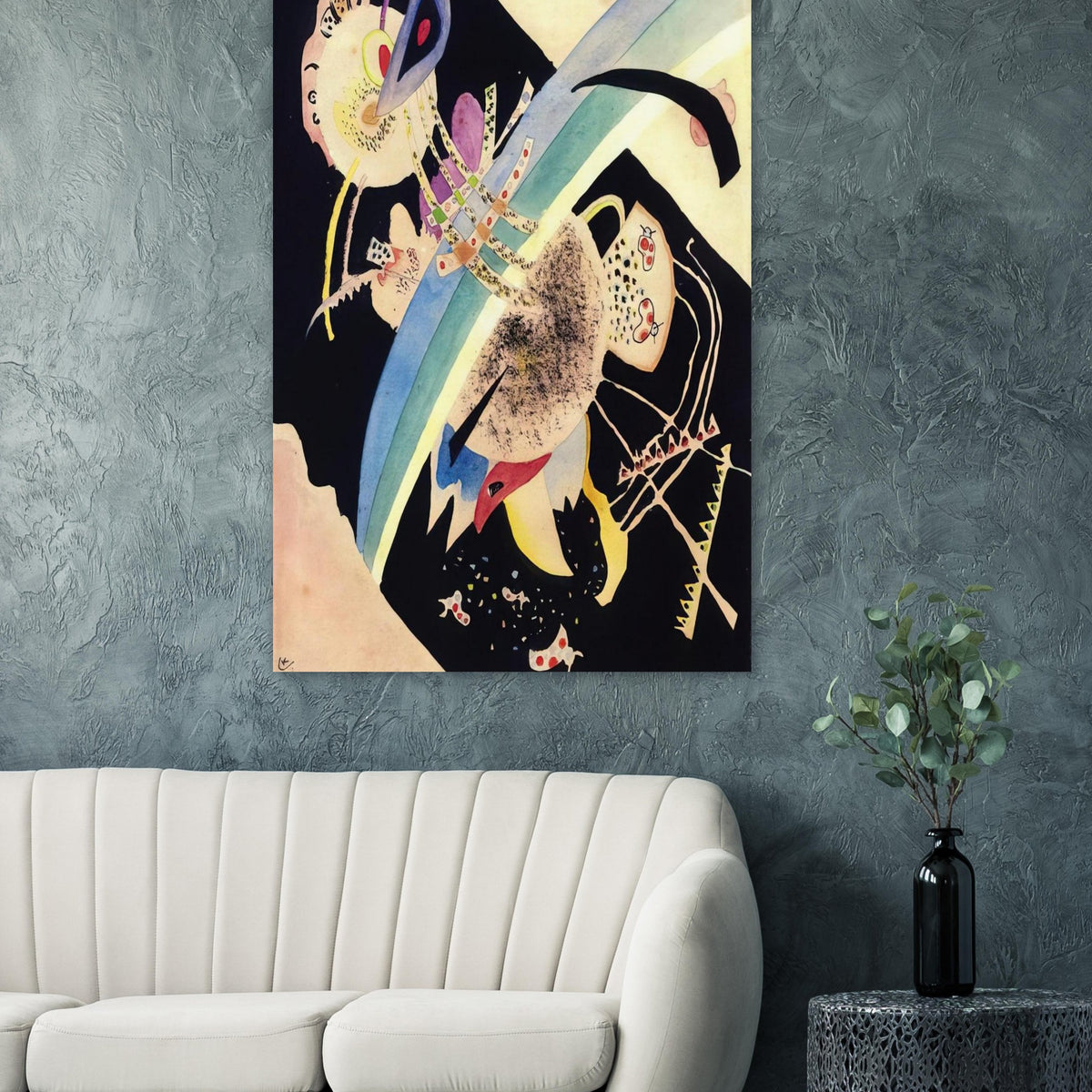 STUDY FOR CIRCLES ON BLACK 1921 Poster | Wassily Kandinsky Poster | Wassily Kandinsky Shop