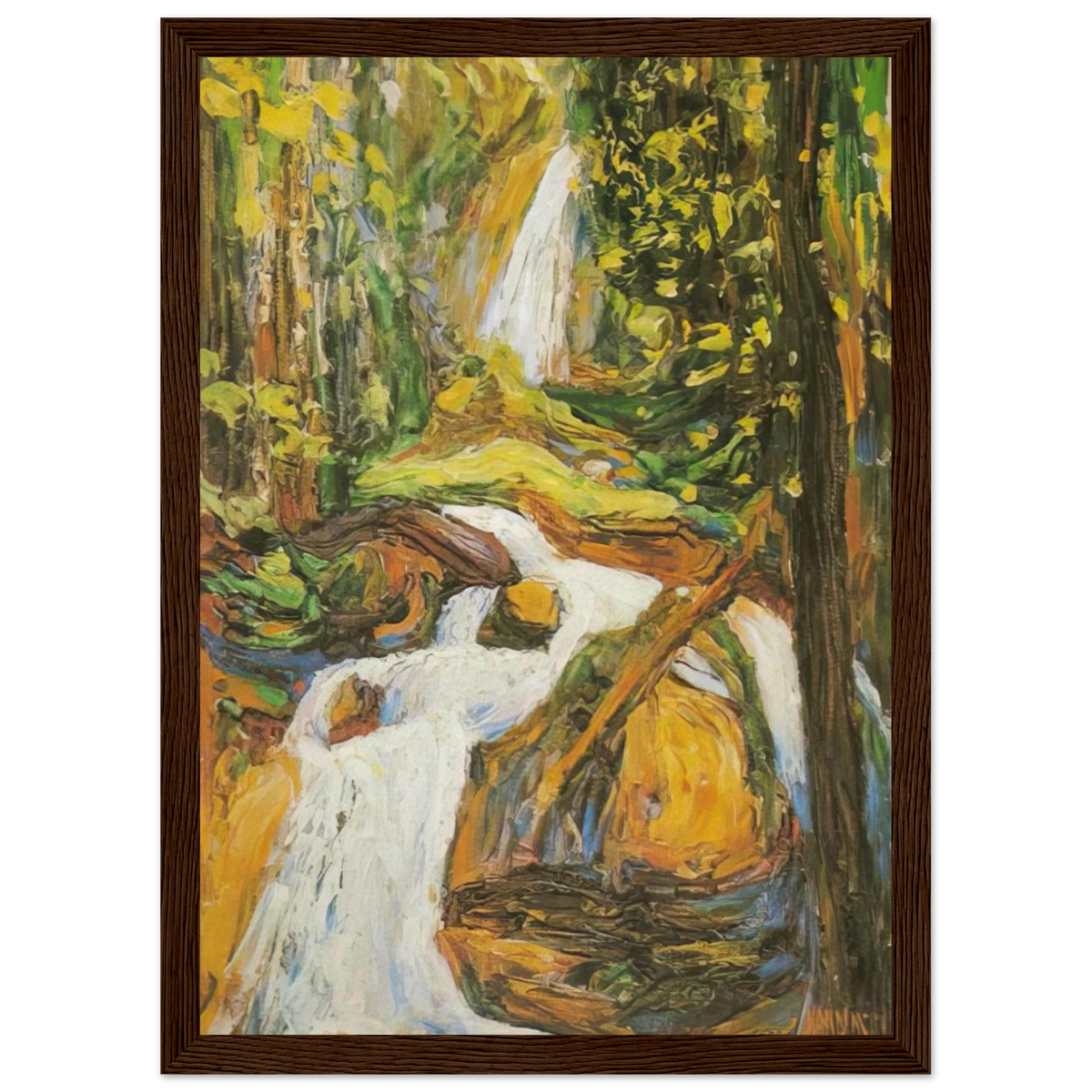 KOCHEL WATERFALL I Framed Poster | Wassily Kandinsky Framed Prints Wall Art | Wassily Kandinsky Shop
