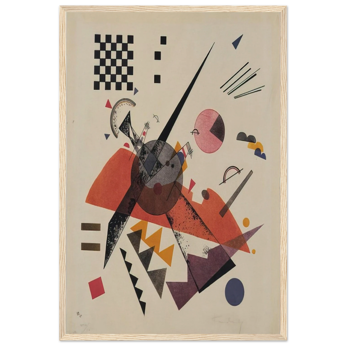 ORANGE 1923 Framed Poster | Wassily Kandinsky Framed Prints Wall Art | Wassily Kandinsky Shop